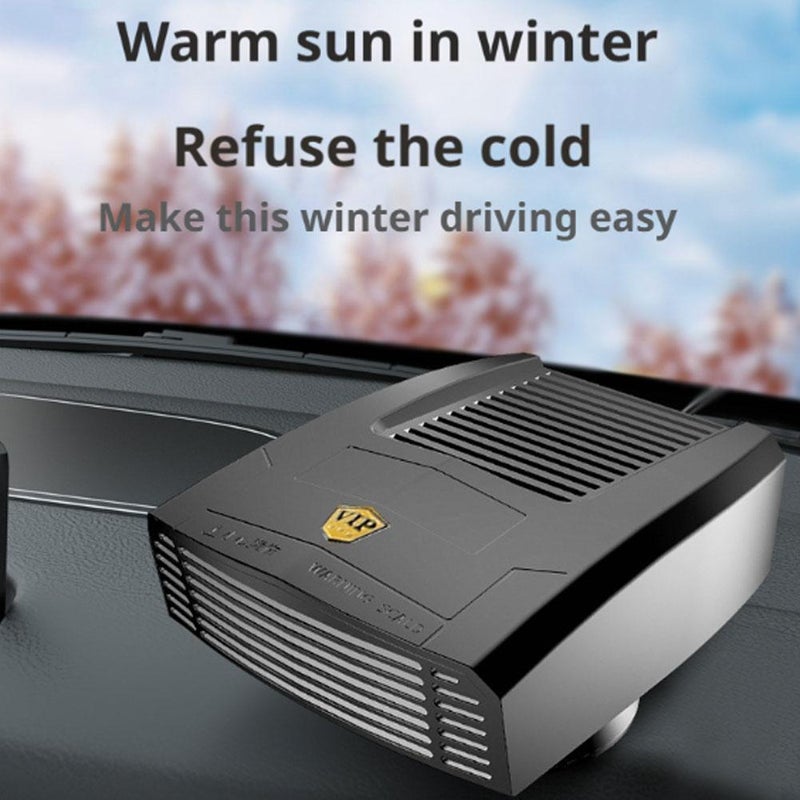 Car Heaters for Vehicle, 200W Fast Heating & Cooling Fan, 12V Plug in Car Heater, Cars Heater for Windshield Defogger with 360° Rotary CarHeaters for Vehicle,RV,SUV ﻿ - Image 3